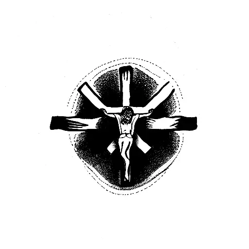 ring with the word "inri" tattoo design idea