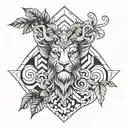 dionysus tattoo design idea