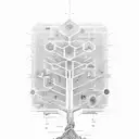 A binary code pattern forming a tree of knowledge tattoo design idea