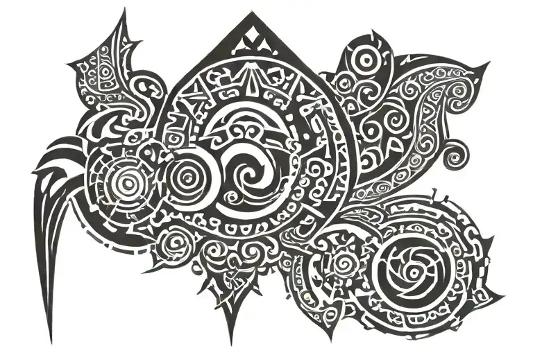 tribal band  tattoo design idea