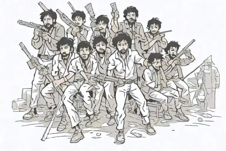 Hooligans from Bazal tattoo design idea