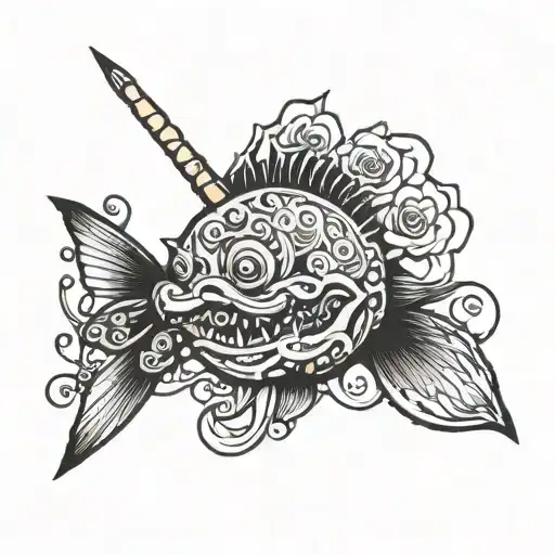 sublime badfish tattoo design idea