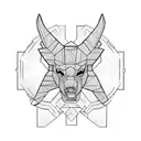 Lego brick tattoo design idea