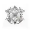 Lego brick tattoo design idea