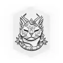 Lego brick tattoo design idea