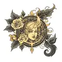 Do not go gentle into that good night. Rage, rage against the dying of the light. give me a minimal design with this lin tattoo design idea