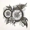 Do not go gentle into that good night. Rage, rage against the dying of the light. give me a minimal design with this lin tattoo design idea