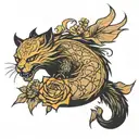 Do not go gentle into that good night. Rage, rage against the dying of the light. give me a minimal design with this lin tattoo design idea