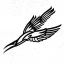 native american thunderbird tattoo design idea