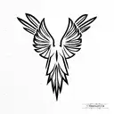 native american thunderbird tattoo design idea