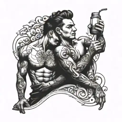 gay couple going tattoo design idea