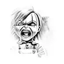 Chucky  tattoo design idea
