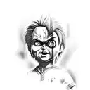 Chucky  tattoo design idea
