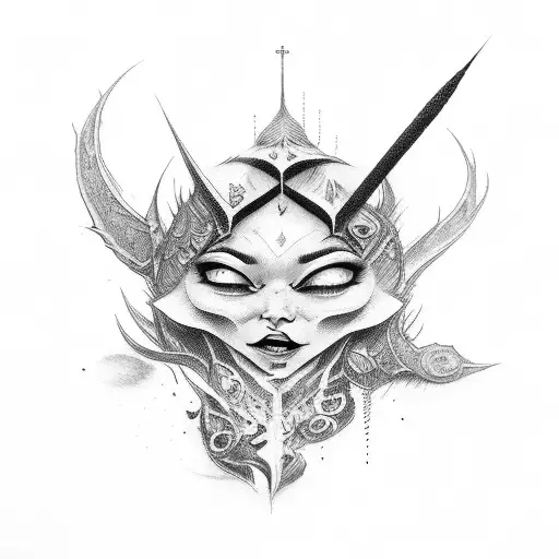 to the blessed darkness from which we are born, and to which we return tattoo design idea