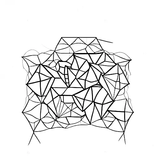 book and knowledge in a rhomboid shape tattoo design idea