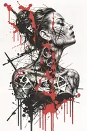 depression, narcissistic abuse survivor, suicidal tattoo design idea