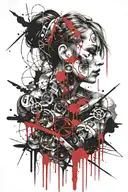 depression, narcissistic abuse survivor, suicidal tattoo design idea