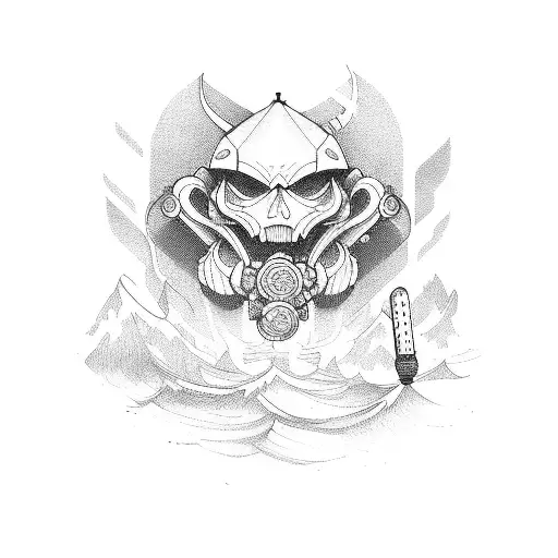 board game pathway tattoo design idea