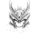 lucifer fallen tattoo design idea