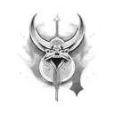 blindrune viking tattoo design idea