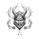blindrune viking tattoo design idea