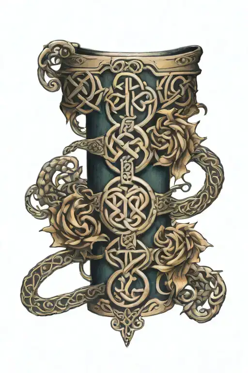 triple celtic arm band tattoo tattoo design idea