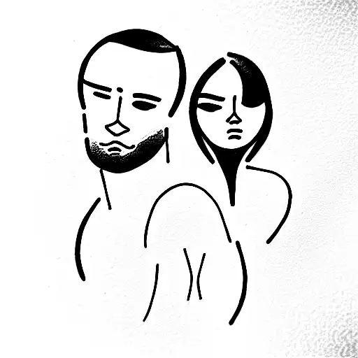 Josh and Sophia  tattoo design idea