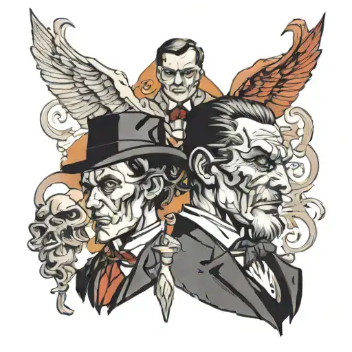 jekyll and hyde tattoo design idea