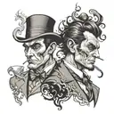 jekyll and hyde tattoo design idea