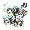 jekyll and hyde tattoo design idea