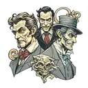 jekyll and hyde tattoo design idea