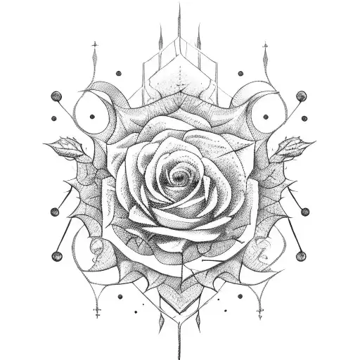 a court of thorns and roses  tattoo design idea