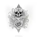 catrina tattoo design idea