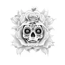 catrina tattoo design idea