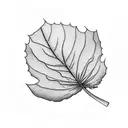 taro leaf.  tattoo design idea