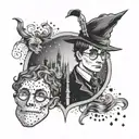 Harry Potter  tattoo design idea