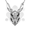 bow arrow tattoo design idea