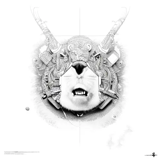 evergreen tattoo design idea