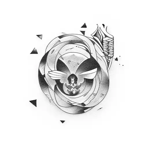 lost without you tattoo design idea