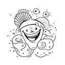 happiness can be found even in the darkest times of one simply remembers to turn on the light tattoo design idea