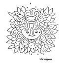 happiness can be found even in the darkest times of one simply remembers to turn on the light tattoo design idea