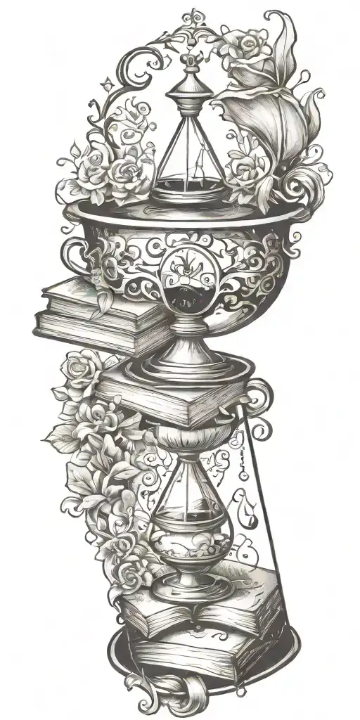 felix potion, deathly hallows, goblet of fire, books, chocolate frog tattoo design idea