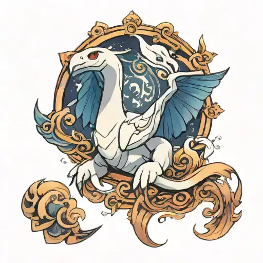 lugia tattoo design idea