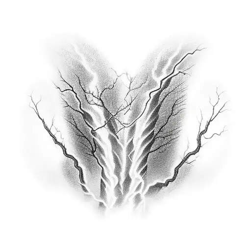 forearm sleeve of lightning surging through veins like a power up tattoo design idea