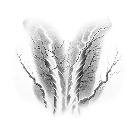 forearm sleeve of lightning surging through veins like a power up tattoo design idea