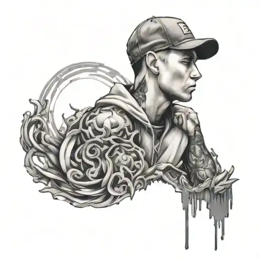 Eminem lyrics tattoo design idea