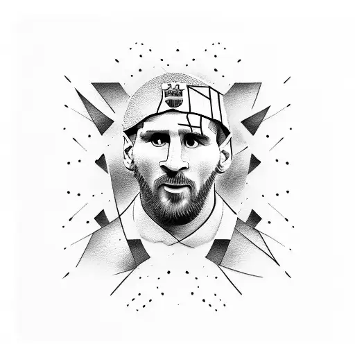 Messi  tattoo design idea