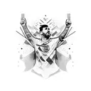 Messi  tattoo design idea