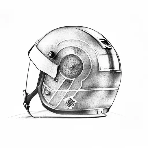Fernando Alonso's 2005 helmet full color  tattoo design idea