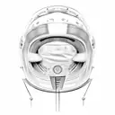 Fernando Alonso's 2005 helmet full color  tattoo design idea